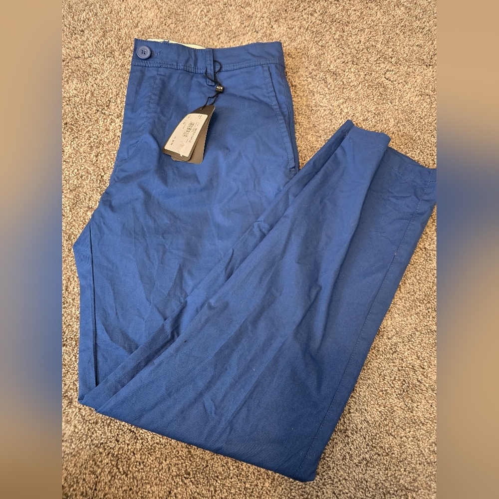 Men's Blue Armani Exchange Dress Pants